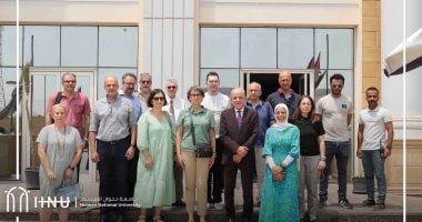 جامعة حلوان الأهلية تستقبل وفد جامعة ديموقريطوس اليونانية لبحث التعاون الأكاديمي