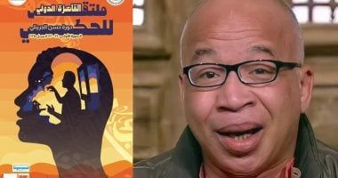 شريف الدسوقى فى ليلة حكى "ع الرايق" بمعرض الفيوم للكتاب