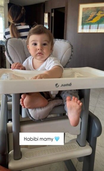 طفل ملكة جمال لبنان 2008 روزاريتا طويل بأحدث ظهور له