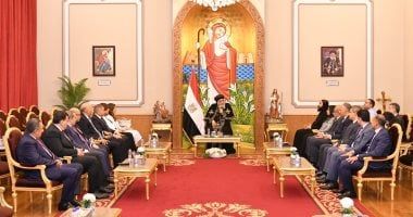 البابا تواضروس الثانى يستقبل عددًا من السفراء المصريين