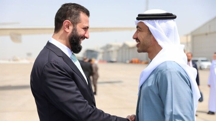 الشرع وصل الى الإمارات في زيارة رسمية