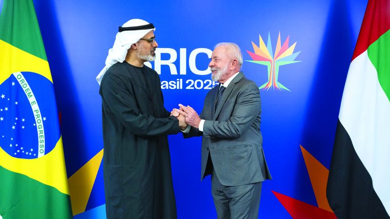 الامارات | ولي عهد أبوظبي والرئيس البرازيلي يبحثان تعزيز العلاقات