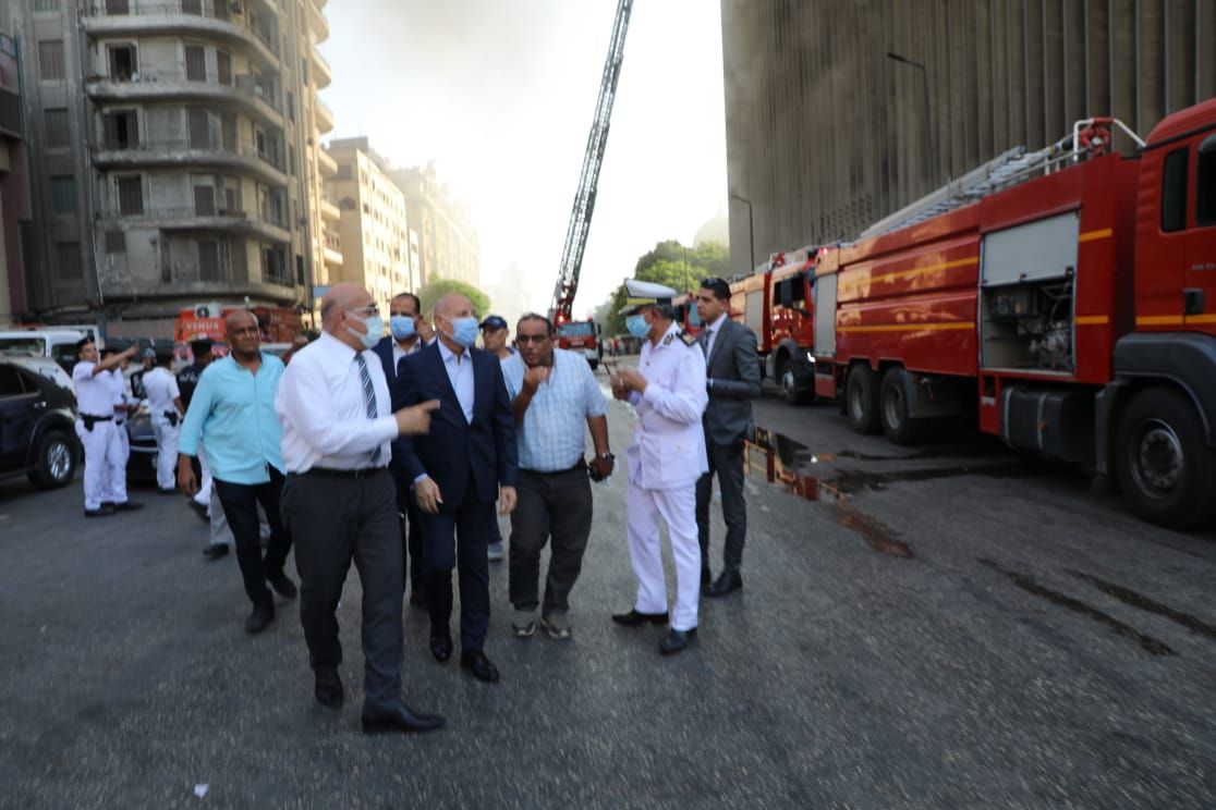 محافظة القاهرة: حريق سنترال رمسيس لم يسفر عن إصابات