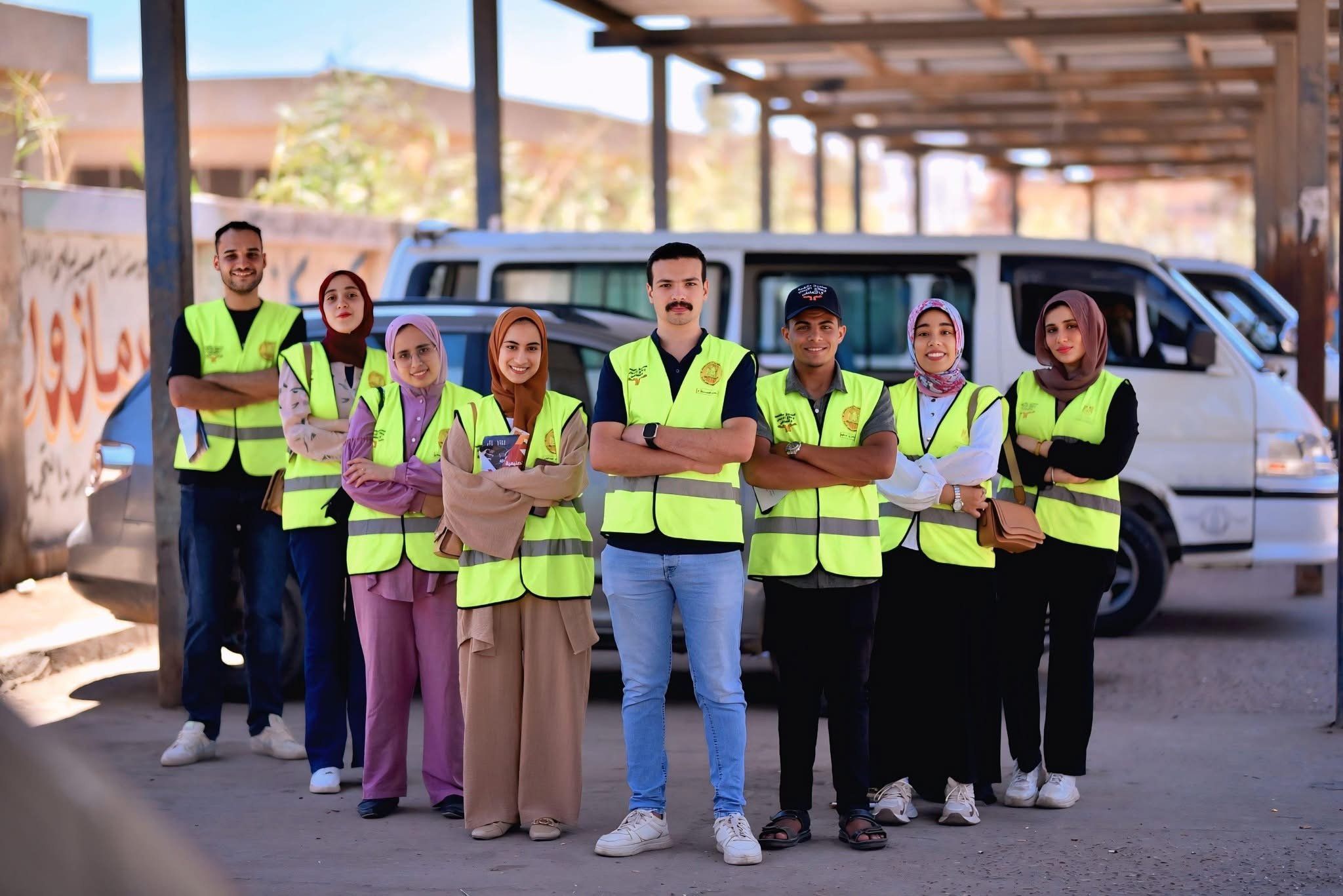 حملة صندوق مكافحة الإدمان بالمواقف لرفع وعي السائقين بخطورة المخدرات.. صور