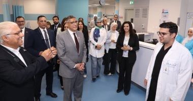 محافظ الجيزة يتفقد مستشفى بهية للكشف المبكر عن سرطان الثدى بمدينة الشيخ زايد