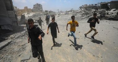 استشهاد 16 فلسطينيا في غارات الاحتلال على النصيرات وغزة