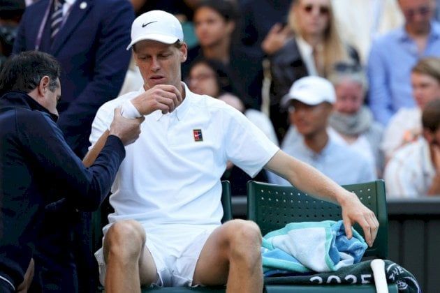 بطولة ويمبلدون: سينر يلغي حصة تدريبية بسبب إصابة في المرفق الايمن