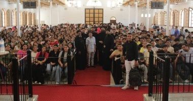 مؤتمر تثقيفى لإعدادى بإيبارشية البحر الأحمر بمشاركة أكثر من 900 فتى وفتاة