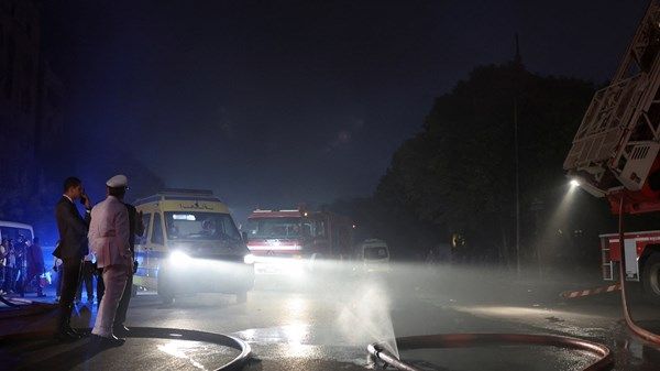 "الصحة المصرية": 4 وفيات و27 مصاباً بحريق سنترال رمسيس