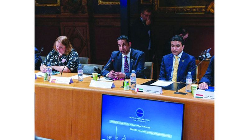 الامارات | «تريندز» يدشن مكتبه الافتراضي في باريس