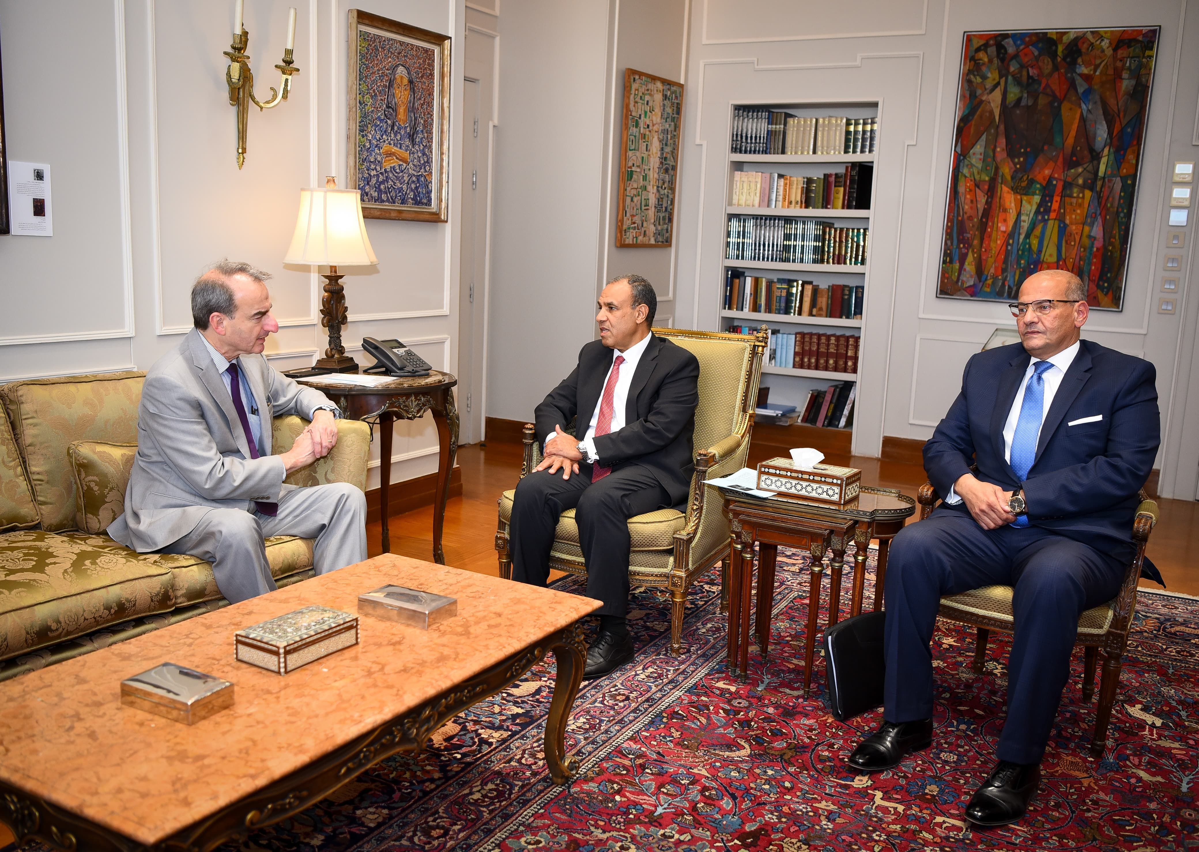 وزير الخارجية يستقبل مدير عام السياسات باللجنة اليهودية الأمريكية