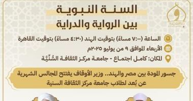وزير الأوقاف يفتتح سلسلة دروس حديثية بجامعة مركز الثقافة السُّنِّيَّة الإسلامية بالهند