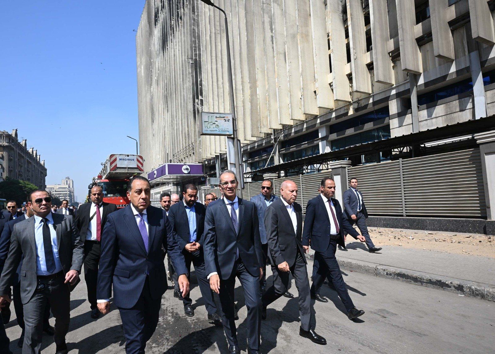 رئيس الوزراء يشدد على التأكد من السلامة الإنشائية لمبنى سنترال رمسيس