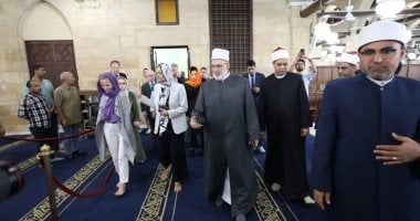 وكيل الأزهر يستقبل وفد سفراء وممثلى دول الاتحاد الأوروبى بالجامع الأزهر