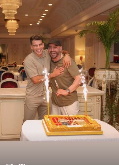 زيزو يحتفل مع السقا بعرض فيلم "أحمد وأحمد" فى دبى.. صور