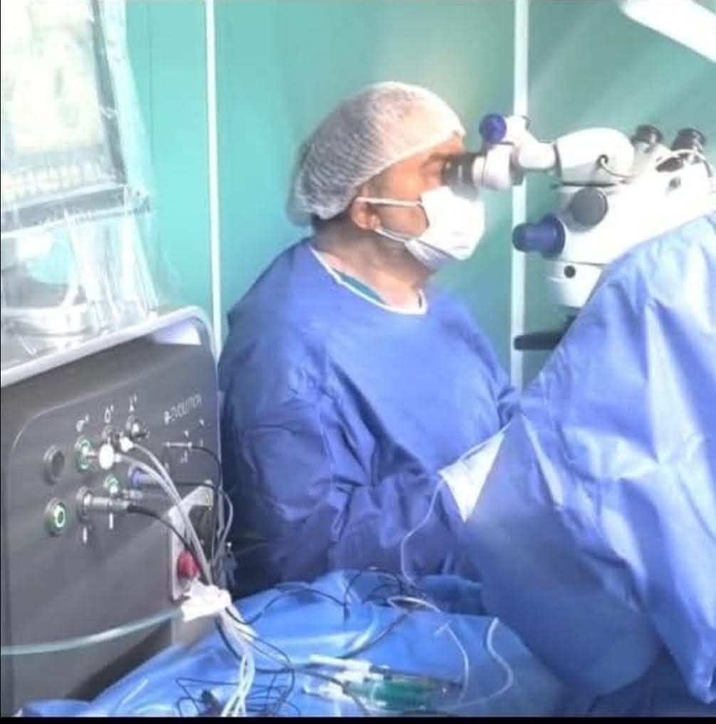 محافظ الجيزة يشيد بالنجاح الطبى لمستشفى رمد إمبابة فى إعادة البصر لمريض فلسطينى