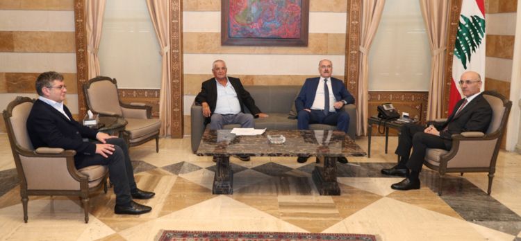 عبدالله وترو والهاشم زاروا الحجار عارضين لبناء مركز للدفاع المدني والأمن العام في برجا