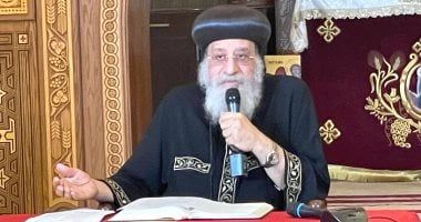 البابا تواضروس يلقى العظة الأسبوعية من كنيسة القديسين بالإسكندرية اليوم