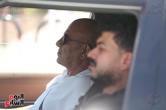 أشرف زكى وريهام حجاج والسعدنى فى جنازة المخرج سامح عبد العزيز