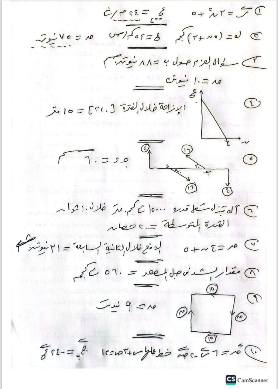 راجع واحسب درجاتك.. حل أسئلة امتحان مادة الرياضيات التطبيقية
