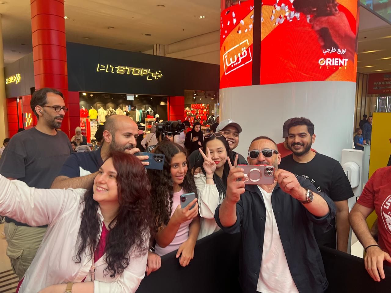 أحمد السقا يقدم عرض أكشن فى احتفال عرض فيلم أحمد وأحمد بدبى