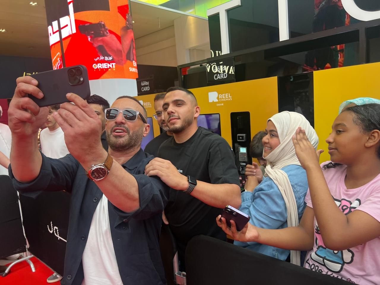 أحمد السقا يقدم عرض أكشن فى احتفال عرض فيلم أحمد وأحمد بدبى