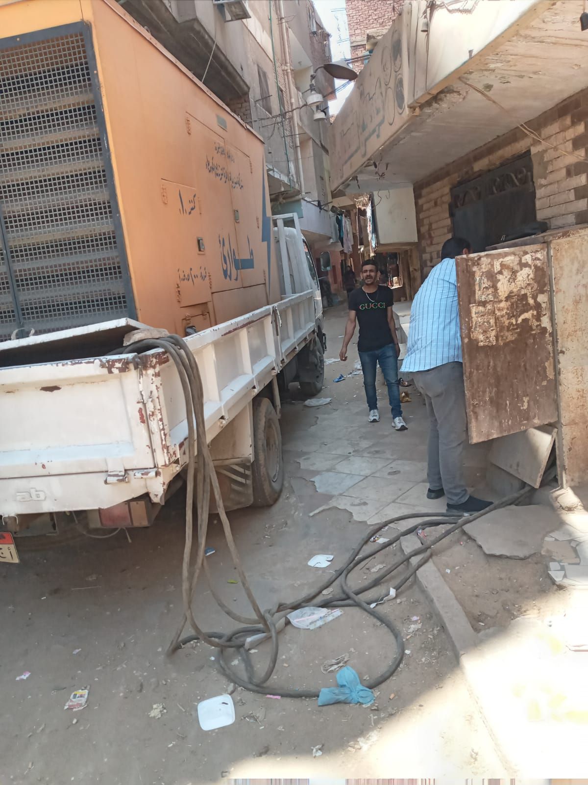 محافظة الجيزة تنفى حدوث حريق بمحطة كهرباء فى شبرامنت