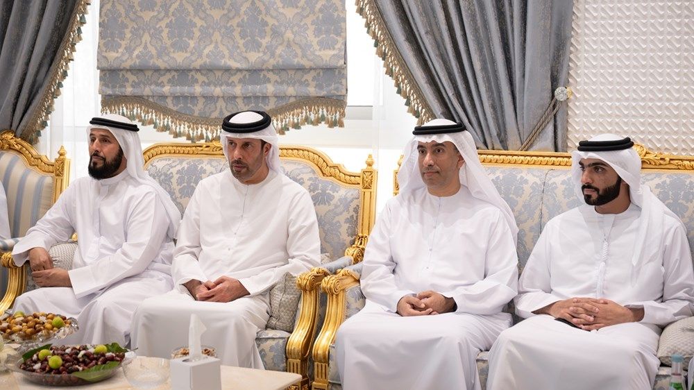 حمدان بن زايد يزور المواطن مبارك سعيد الحديلي المنصوري في مدينة السلع