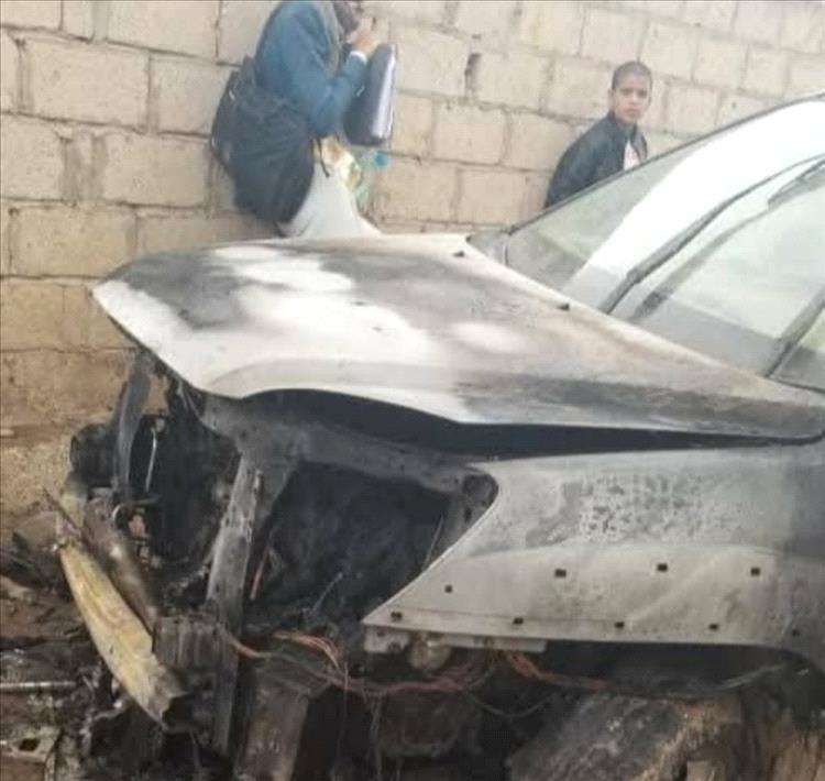 عاجل : احراق سيارة قاضي في صنعاء