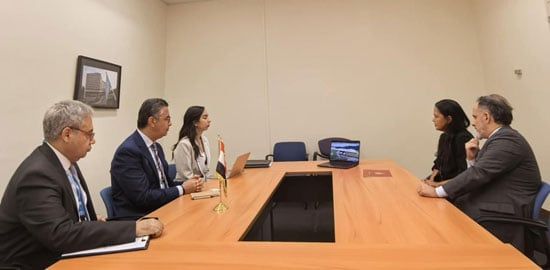 وزير التموين يلتقي مديرة معهد المترولوجيا والجودة والتكنولوجيا بالبرازيل