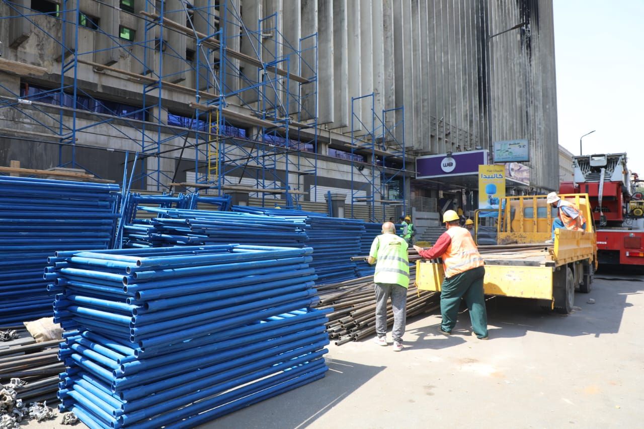 محافظة القاهرة تعلن بدء شركة المقاولون العرب إعادة تأهيل مبنى سنترال رمسيس