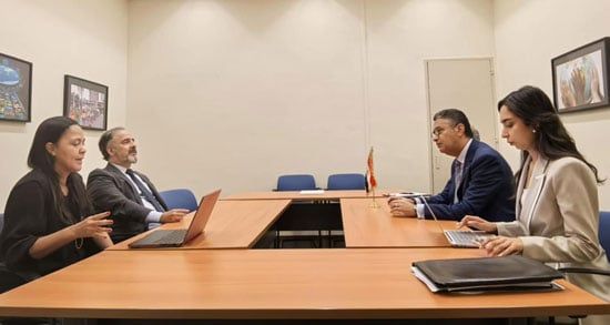 وزير التموين يلتقي مديرة معهد المترولوجيا والجودة والتكنولوجيا بالبرازيل