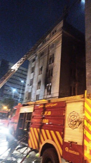 محافظة القاهرة: إخماد حريق محدود نشب أعلى المبنى الخلفى لسنترال رمسيس