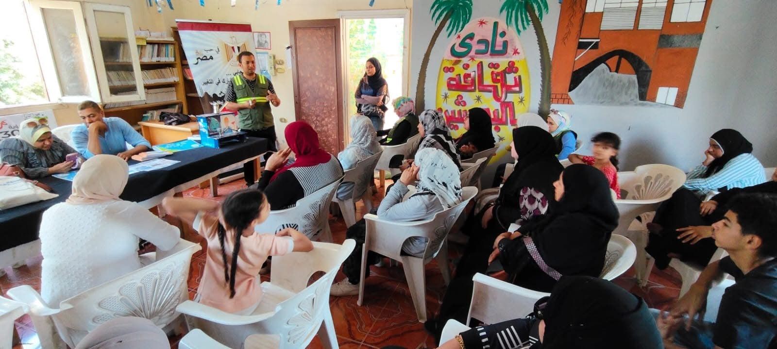 قافلة شاملة لخدمات المياه والصرف الصحى بمدينة البدرشين.. صور