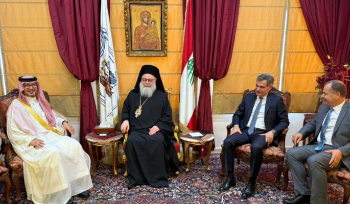 اليازجي بحث مع البخاري الوضع العام في لبنان وسوريا