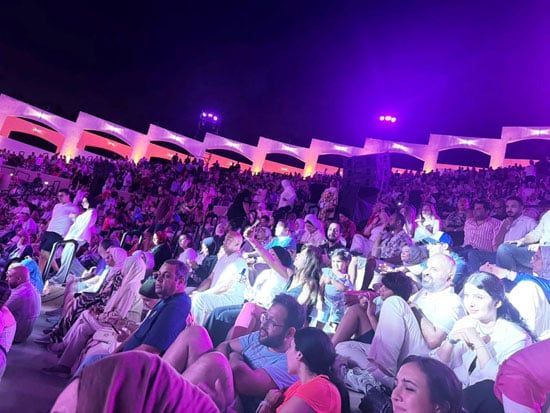 افتتاح المسرح الروماني بمارينا العلمين بحضور الآلاف من المواطنين
