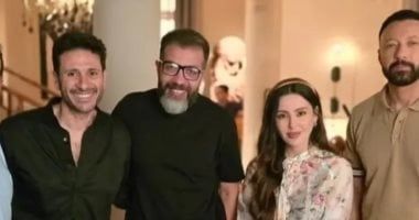 صور جديدة من كواليس مسلسل 2 قهوة والعرض فى الأوف سيزون