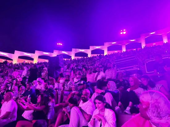 افتتاح المسرح الروماني بمارينا العلمين بحضور الآلاف من المواطنين