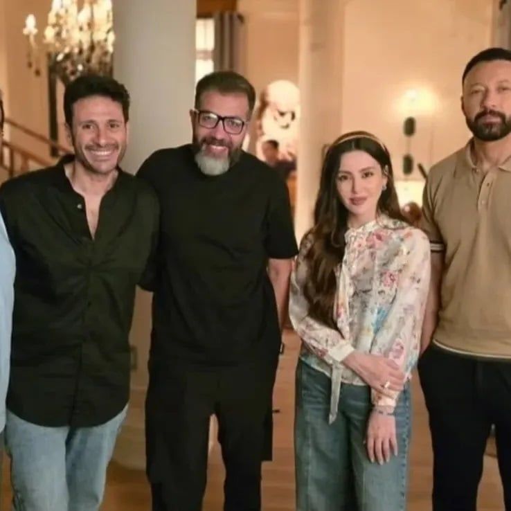 صور جديدة من كواليس مسلسل 2 قهوة والعرض فى الأوف سيزون