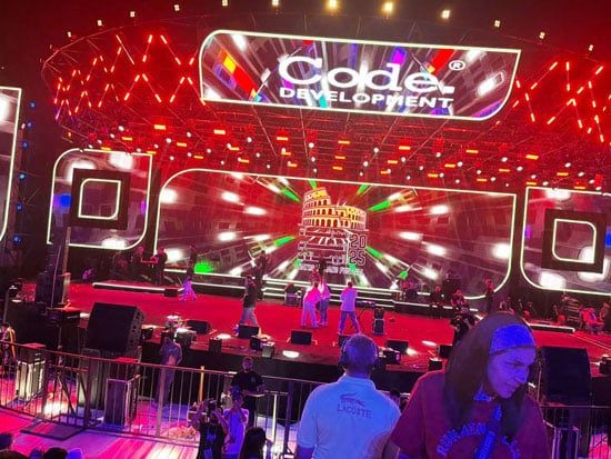 افتتاح المسرح الروماني بمارينا العلمين بحضور الآلاف من المواطنين