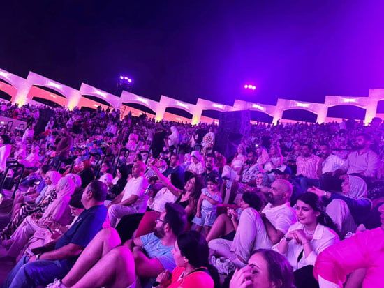 افتتاح المسرح الروماني بمارينا العلمين بحضور الآلاف من المواطنين