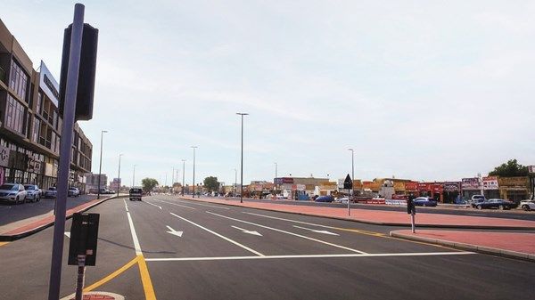 افتتاح مشروع تطوير شارع الشيخ زايد بمنطقة الحليو في عجمان