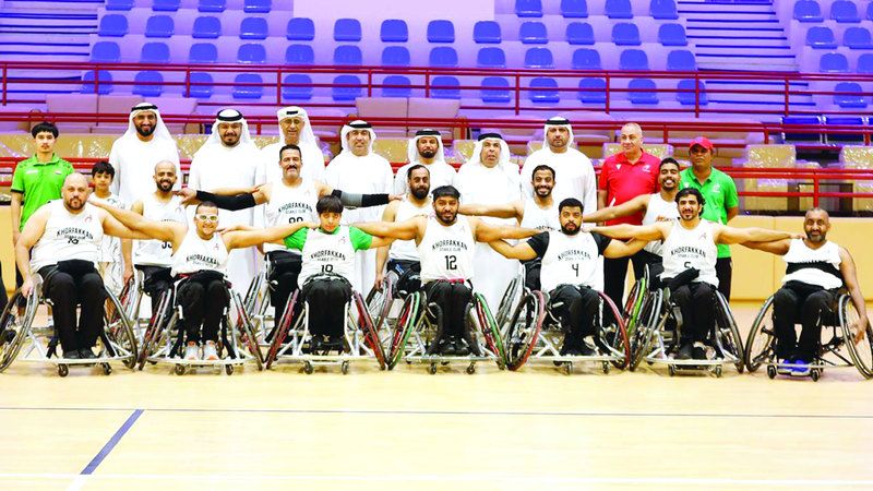 الامارات | 12 لاعباً يمثلون «خورفكان للمعاقين» في بطولة غرب آسيا لكرة السلة