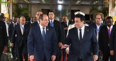 الرئيس السيسى يلتقى رئيسى موريتانيا والجابون و"المنفى" ورائد منطقة التجارة الحرة القارية الأفريقية