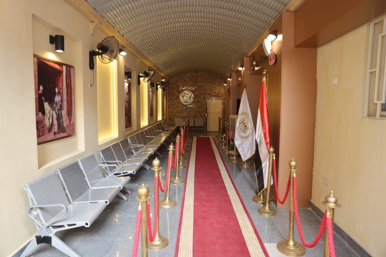 وزراء العدل والتخطيط والتنمية المحلية يفتتحون فرع توثيق محكمة جنوب الجيزة