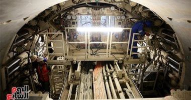 شاهد ماكينات حفر الخط الرابع للمترو تسابق الزمن لانتهاء المشروع.. تفاصيل