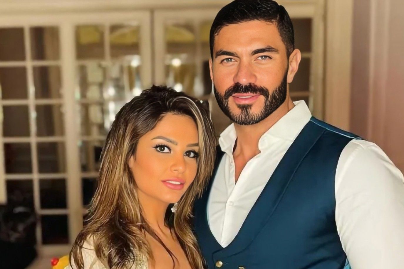 انتظرونا.. أول ظهور إعلامي مشترك لخالد سليم وزوجته