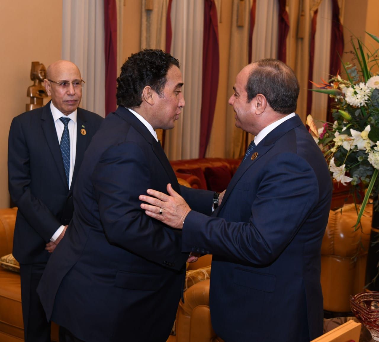 الرئيس السيسى يلتقى رئيسى موريتانيا والجابون و"المنفى" ورائد منطقة التجارة الحرة القارية الأفريقية