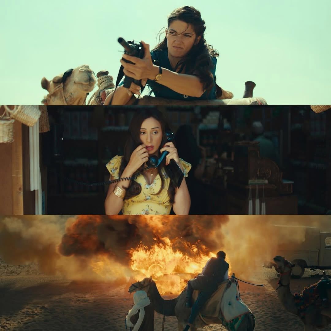 عمرو يوسف يشوق الجمهور بلقطات من التريلر التاني لفيلم "درويش".. صور