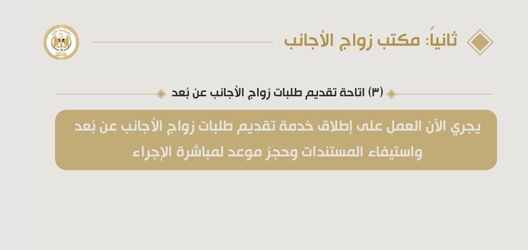 مكتب زواج الأجانب بعد نقله من وزارة العدل للعاصمة الإدارية (صور)